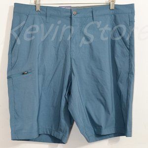 Weatherproof Men's The Trail Shorts Packable Hybrid Quick Dry Shorts Blue